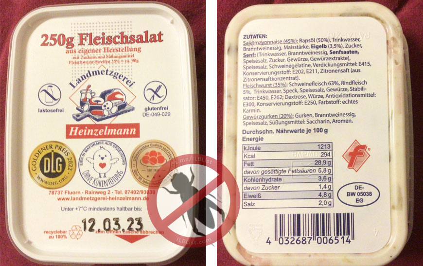 Heinzelmann - Fleischsalat - E120
