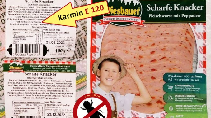 Wiesbauer Scharfe Knacker Fleischwurst